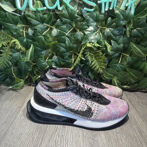 Nike Air Max Flyknit Racer Womens 7 Multicolor Running Shoes Sneakers DM9073-300